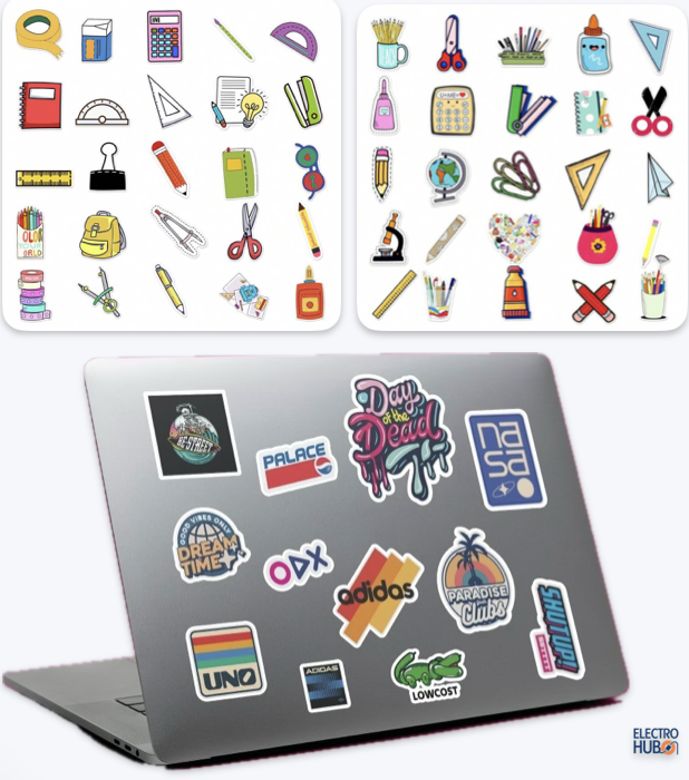 Autocollant ( En détails, 3 pièces / vente)