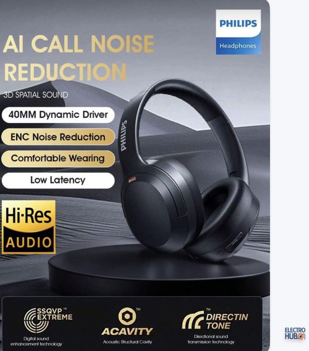 Philips Over-Ear Bluetooth Headphones TAH2120